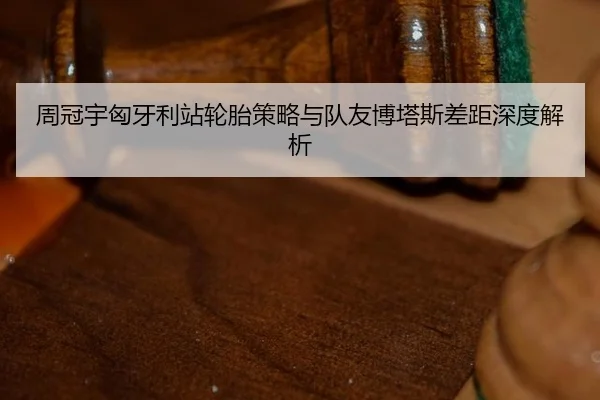 周冠宇匈牙利站轮胎策略与队友博塔斯差距深度解析